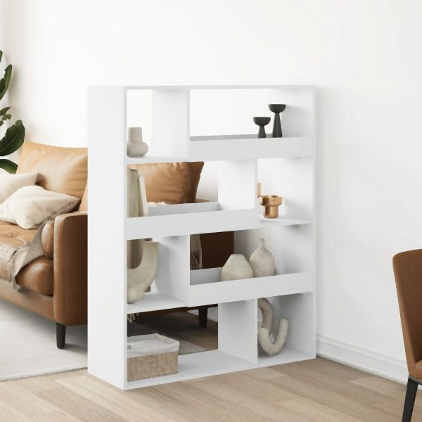 vidaXL Raumteiler Weiß 100x33x125,5 cm Holzwerkstoff, 3309483