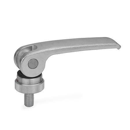 Ganter Exzenterspanner mit Schraube, Hebel Stahl (GN 927.3-101-M8-35-B), VE: 5 Stück, 927.3-101-M8-35-B