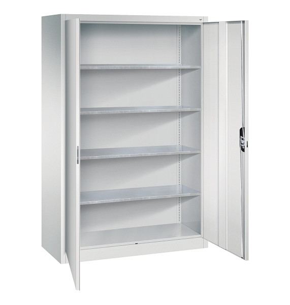 C+P Flügeltürenschrank Acurado, H1950xB1200xT500mm, 7035/7035, Traglast 70 kg, 8931-00 S11014