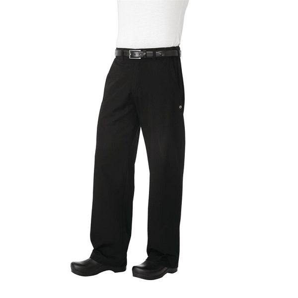 Chef Works Unisex Chefkochhose schwarzes Fischgrätenmuster XL, A674-XL