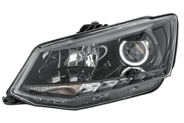 HELLA DE/Doppelscheinwerfer/Halogen-Hauptscheinwerfer, für u.a. Skoda Fabia III (NJ3), ECE, für Rechtsverkehr, links, 1EL 011 824-211