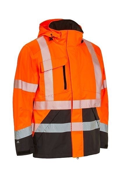 ELKA Visible Xtreme Stretchjacke Farbe: Warnorange/Schwarz Größe: 2XL, 186000R033.2XL