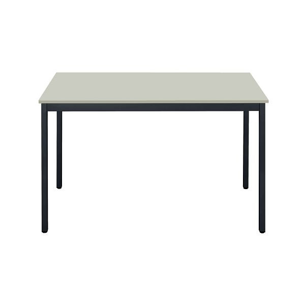 Bisley Mehrzwecktisch, Breite 1200 mm, Tiefe 800 mm, 25mm Tischstärke, 333 schwarz x G grau, MTC251208G333