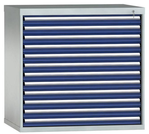 KLW Schubladenschrank 1000 x 1031 x 750 mm H x B x T, Einbaumaß: 900 mm, Einteilung: 54x36 Einheiten, VU / 200 kg, SJB1000-12UP-001