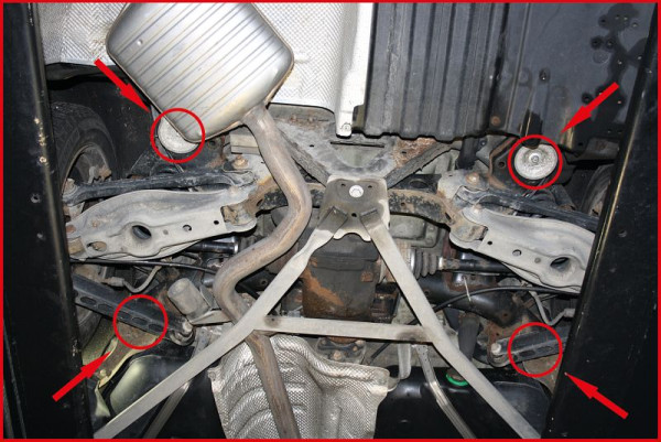 KS Tools Silentlagerwerkzeug-Satz, 21-teilig, für BMW Hinterachse, 440.0255