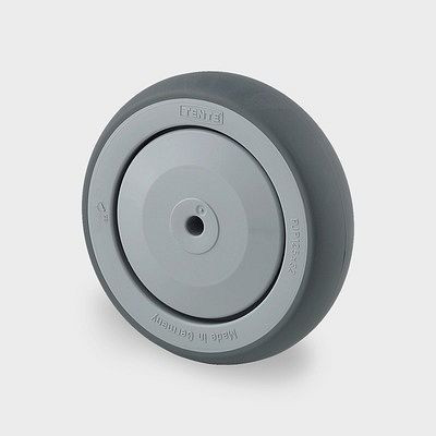 TENTE-ROLLEN Rad, Rad-Ø 100 mm, Tragfähigkeit 100 kg, A 87 Shore, PJP100x32-8