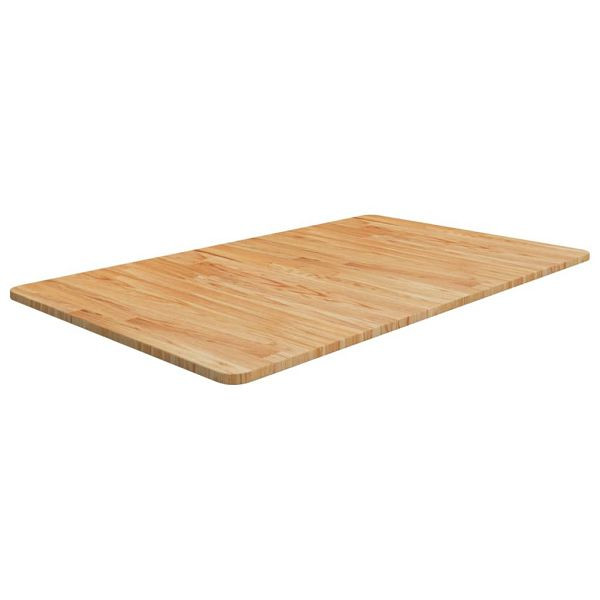 vidaXL Waschtischplatte Hellbraun 100x60x1,5 cm Massivholz Behandelt, 343013