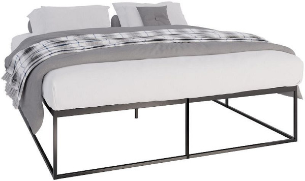 CLP Metallbett Scala 200x180x46 cm, schwarz, 320978