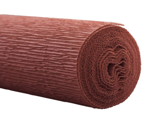 Werola Floristen Krepppapier - 50 x 250 cm, braun, VE: 2,5 m, 794048039