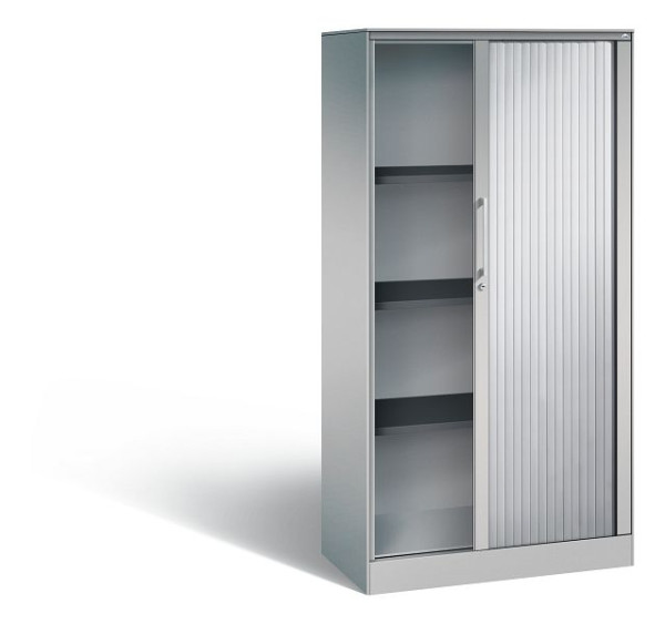 C+P Rollladenschrank Asisto, H1639xB800xT435mm, Farbe: Weißaluminium, Bügelgriff, 4 OH, 143013-000 S10056