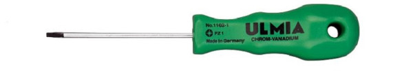 Ulmia Kreuzschlitzschraubendreher PZ 1, 1102-1, 4044637104577