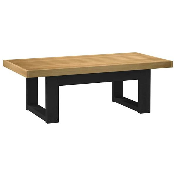 vidaXL Couchtisch NOAIN U-förmige Beine 120x60x40 cm Massivholz Kiefer, 4100035