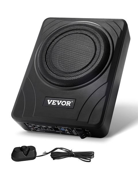 VEVOR Untersitz-Auto-Subwoofer, 300W Schlankes Aktives Subwoofer-System 203mm, MCXAZQCZYXDY7QMYIV9