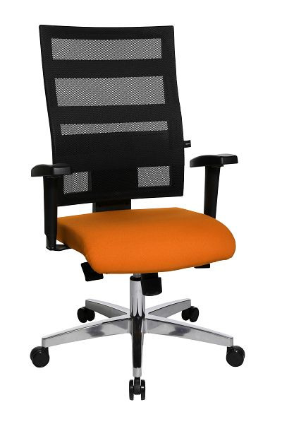 Topstar Design-Drehstuhl, stufenlose Sitzhöhenverstellung, orange, 959TT340