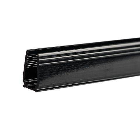 rutec PVC Profil VARDAflex Neon Top 2 Meter schwarz, 68342