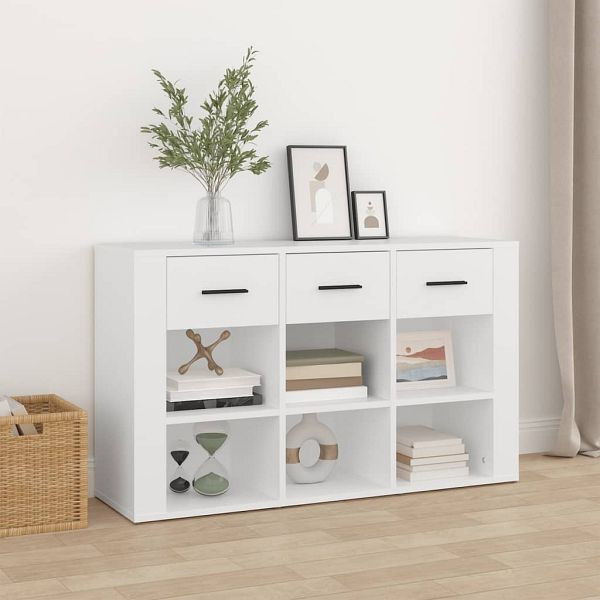 vidaXL Sideboard Weiß 100x30x59,5 cm Holzwerkstoff, 821004