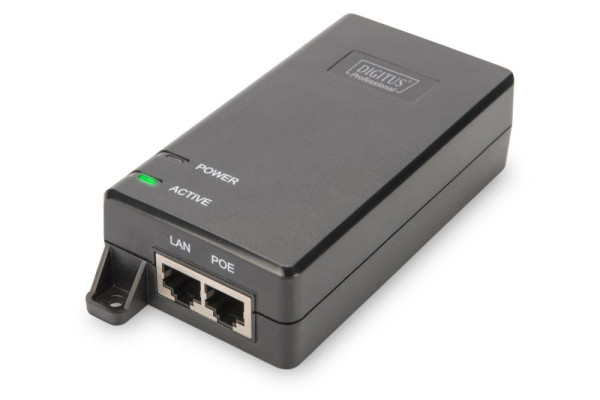 DIGITUS Gigabit Ethernet PoE+ Injektor, 802.3at, 30 W, DN-95103-2