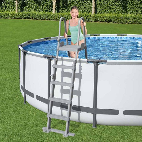 Bestway Flowclear 4-stufige Sicherheits-Poolleiter 132 cm, 93325