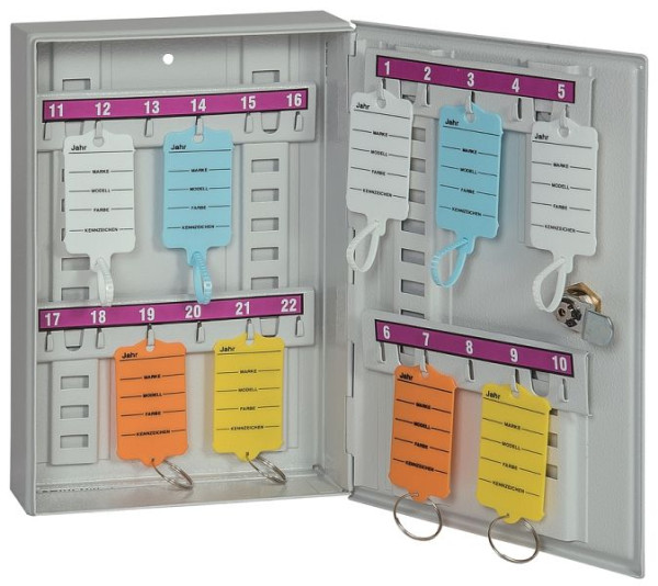 Eichner Sicherheits-Schlüsselkasten, Maße (HxBxT): 250 x 170 x 50 mm, bis 22 Schlüssel, 9201-00000