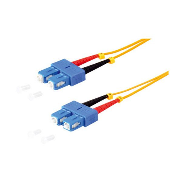 S-Conn Duplex Patchkabel SC/SC 9/125µ, OS1/OS2, gelb 2,0m, 77823