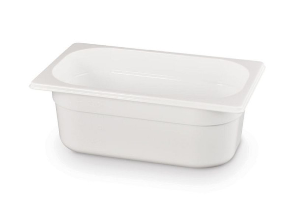 Hendi GN Behälter 1/4, 2,8 L, LxBxH: 265x162x100 mm, Weiß, 862674