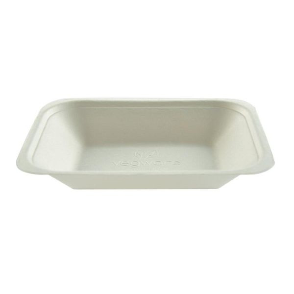 Vegware Kompostierbare Pommes Frites-Schalen aus Bagasse 17,5cm, VE: 500 Stück, GH025