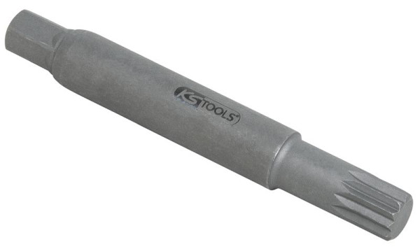 KS Tools 10 mm Stoßdämpfer-Vielzahn(XZN®)-Gegenhalter-Bit-Stecknuss, M12, 150.9481