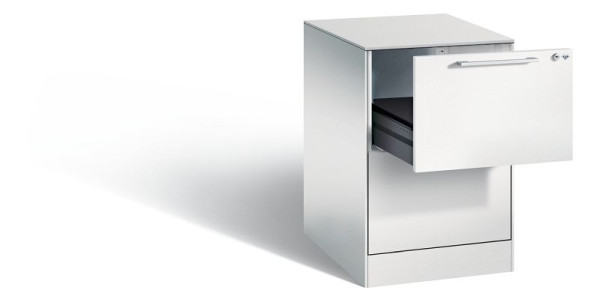 C+P Karteischrank Asisto, H710xB440xT600mm, Farbe: Lichtgrau, Bügelgriff, 146275-221 S10002