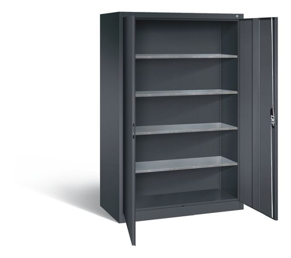 C+P Werkzeugschrank Acurado, H1950xB1200xT600mm, Farbe: Schwarzgrau, Muldengriff, 8932-00 S10743