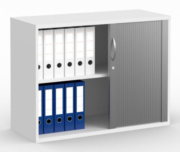 Deskin Rollladenschrank Multi M pro, Dekor weiß, B 1000 x H 780 x T 420 mm, 294450