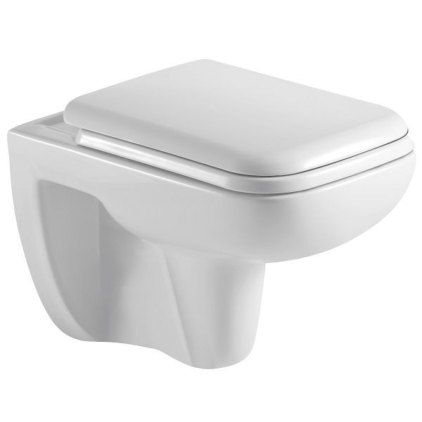 Sanotechnik SIENA Spülrandloses Wand-WC inkl. WC-Sitz SOFt CLOSE, RW5050