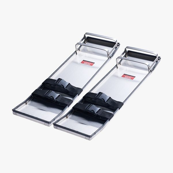 VEVOR Beton-Kniebretter aus Edelstahl, 697 x 205 mm, Paar bewegliche Gleiter, mit Brettgurten für Zement- und Betonveredelung, HNTXGBBXGHBDO21DGV0