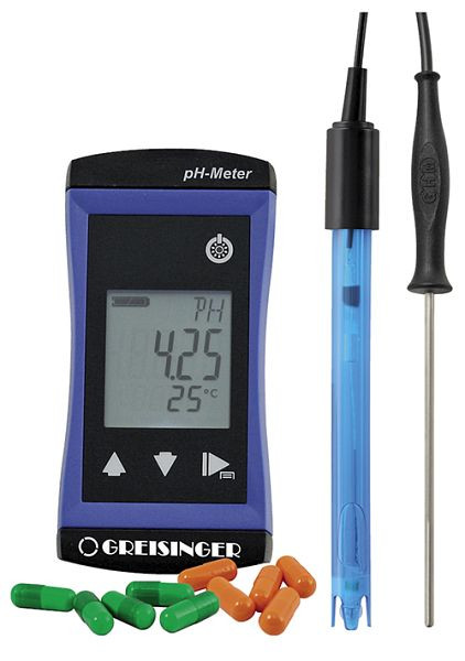 Greisinger G 1501-Set Komplett-Set zur pH-/Temperaturmessung, 611385