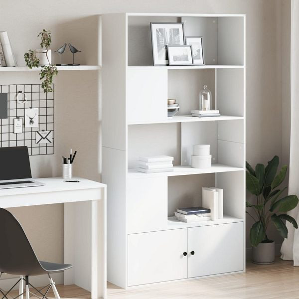 vidaXL Bücherregal Weiß 100x36x189 cm Holzwerkstoff, 3295324