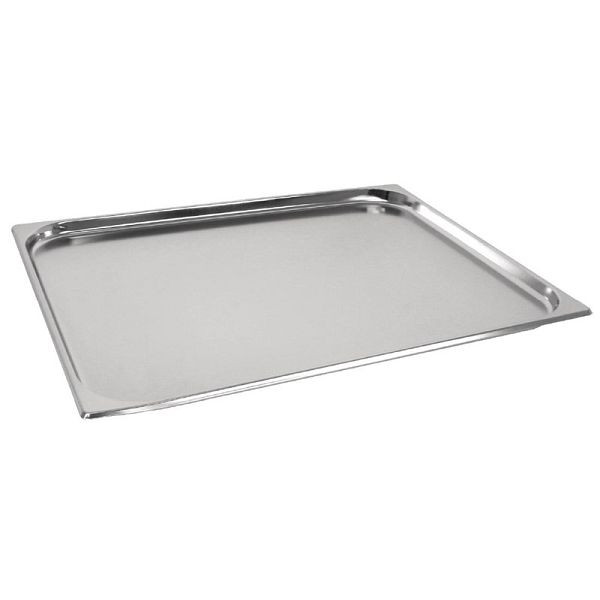 Vogue GN-Behälter Edelstahl 20mm GN2/1, Gastronormgrößen für maximale Kapazität, GM316