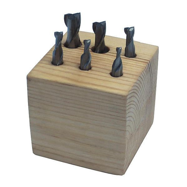 Holzmann Schaftfräser Set 2 Schneiden 6-teilig / 3-10mm, FFS6