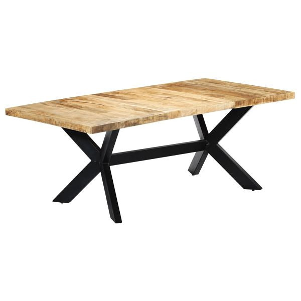 vidaXL Esstisch 200×100×75 cm Massivholz Mango, 247427