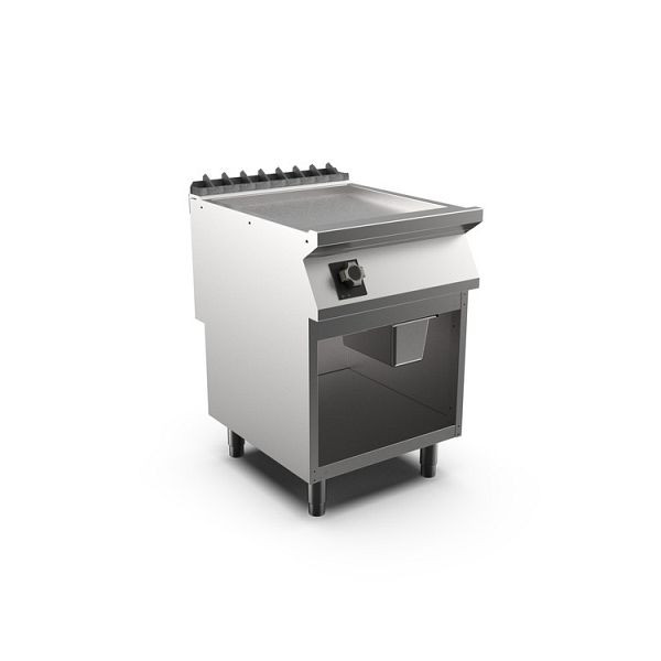 Mareno M1-700 elektrische Grillplatte mit glatter, matter Chromplatte, 60cm, 600(B)x750(T)x900(H)mm, FT76ELCSG, 171.243