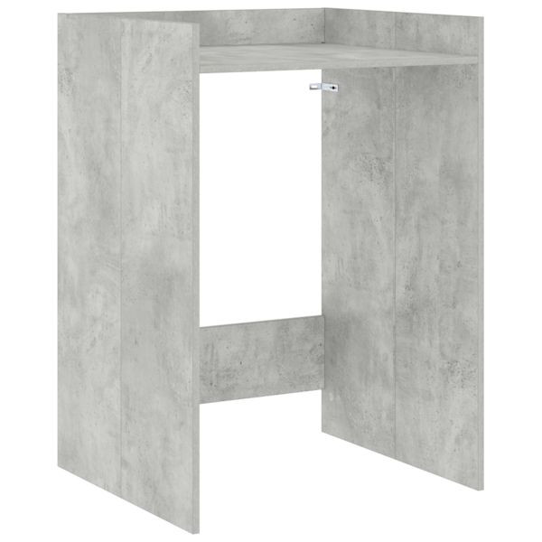 vidaXL Waschmaschinen-Schrank Beton 67,5 x 62 x 97 cm Holzwerkstoff, 8006811