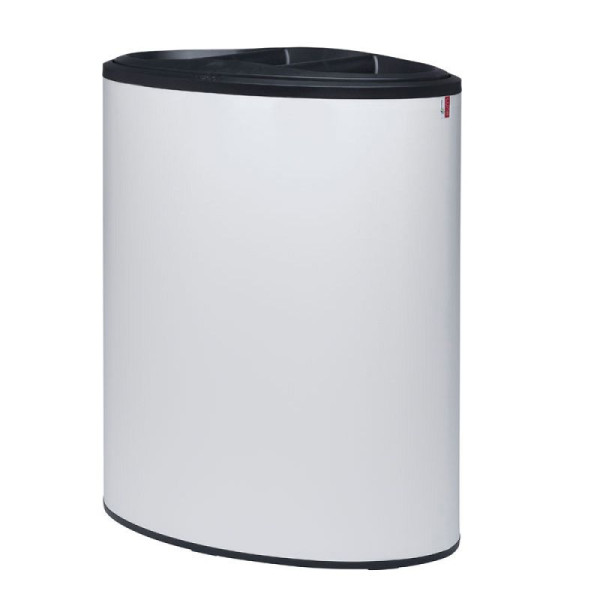STEIN HGS Lune Binc 3 Abfallströme mit geöffnetem Deckel, 83580.0001