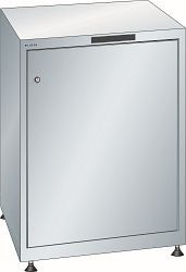 LISTA Flügeltürschrank 18x36E (BxTxH) 411x725x850mm Farbe: Lichtgrau, Türlagerung: links angeschlagen, 69.942.020