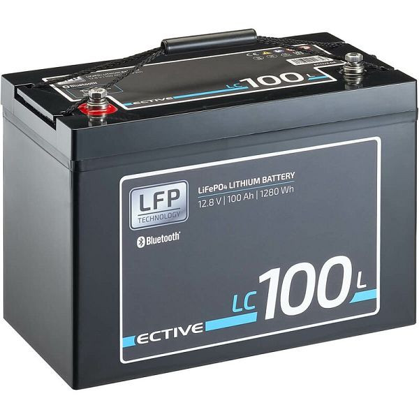 ECTIVE LC 100L BT 12V LiFePO4 Lithium Versorgungsbatterie 100 Ah, TN3635