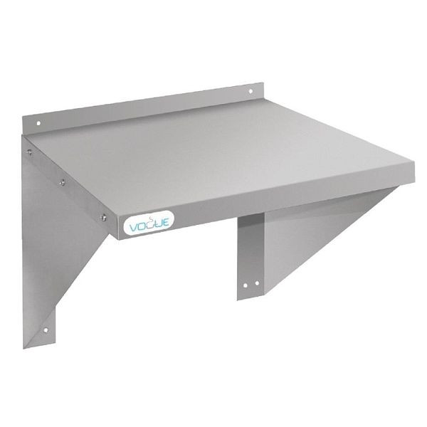 Vogue Mikrowellenregal Edelstahl 56x46cm, hochwertige Schweißnähte, CD550