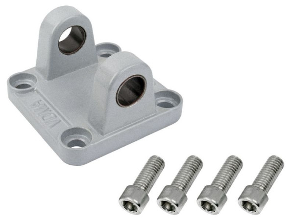 timmer ZTI-BEF-B-100, Schwenkgabelbefestigung, 1 Schwenkflansch, 4 Befestigungsschrauben und Bolzen, 31601023