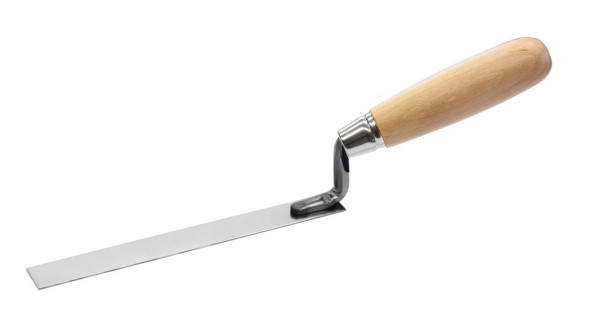 TECTOOL Berliner Stecherkelle, rostfrei, Holz,180x40mm, 18018