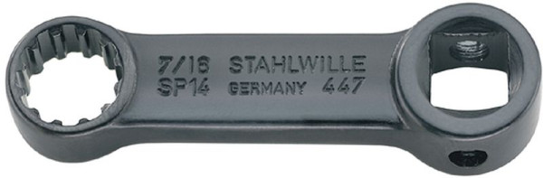 STAHLWILLE Adapter Nr.447aSP Spline Größe 7 7/32 " Innen-4kant 3/8 ", 02480014
