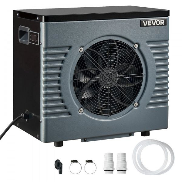 VEVOR Pool Wärmepumpe 4920W, für Pools bis 18 m³, COP 5,29, FI-Schutz, 15–40°C, Heiz- & Kühlmodus, Wärmetauscher, YCRBDP50KWOZBS43Z001V2