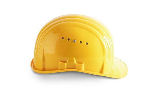 Schuberth Bauschutzhelm mit 6-Punkt-Gurtband, gemäß DIN-EN 397, gelb, 116357