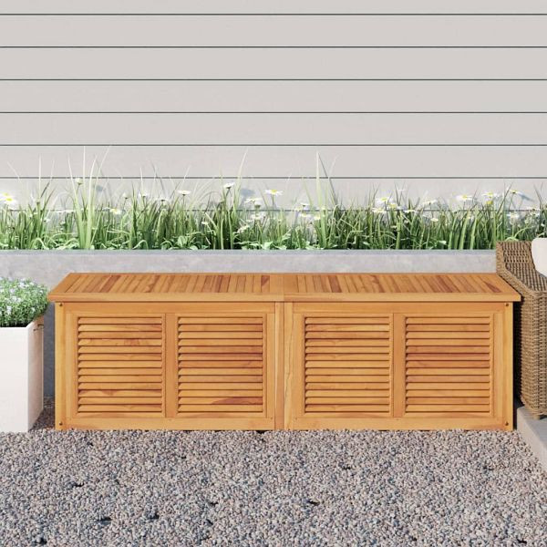 vidaXL Gartenbox mit Beutel 175x50x53 cm Massivholz Teak, 363273
