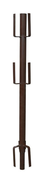 Schake Eckgeländerpfosten für Kurbel- & Universalgerüstböcke, lackiert, 11278